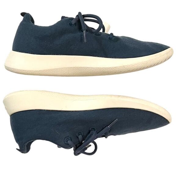 Allbirds Men's Wool Runners, Blue, Size 10 - Picture 5 of 11